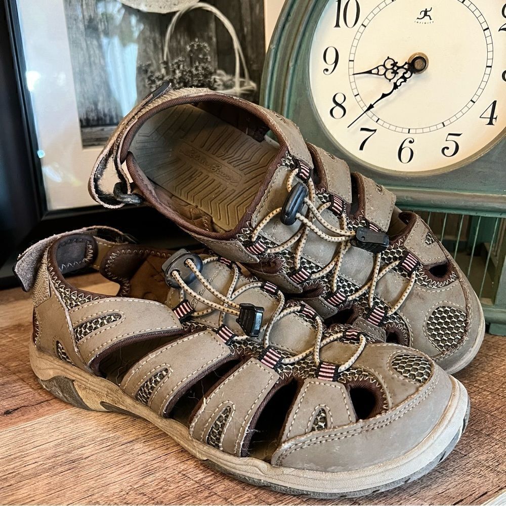 Eddie Bauer Brown Blakley Sport Sandal size 8